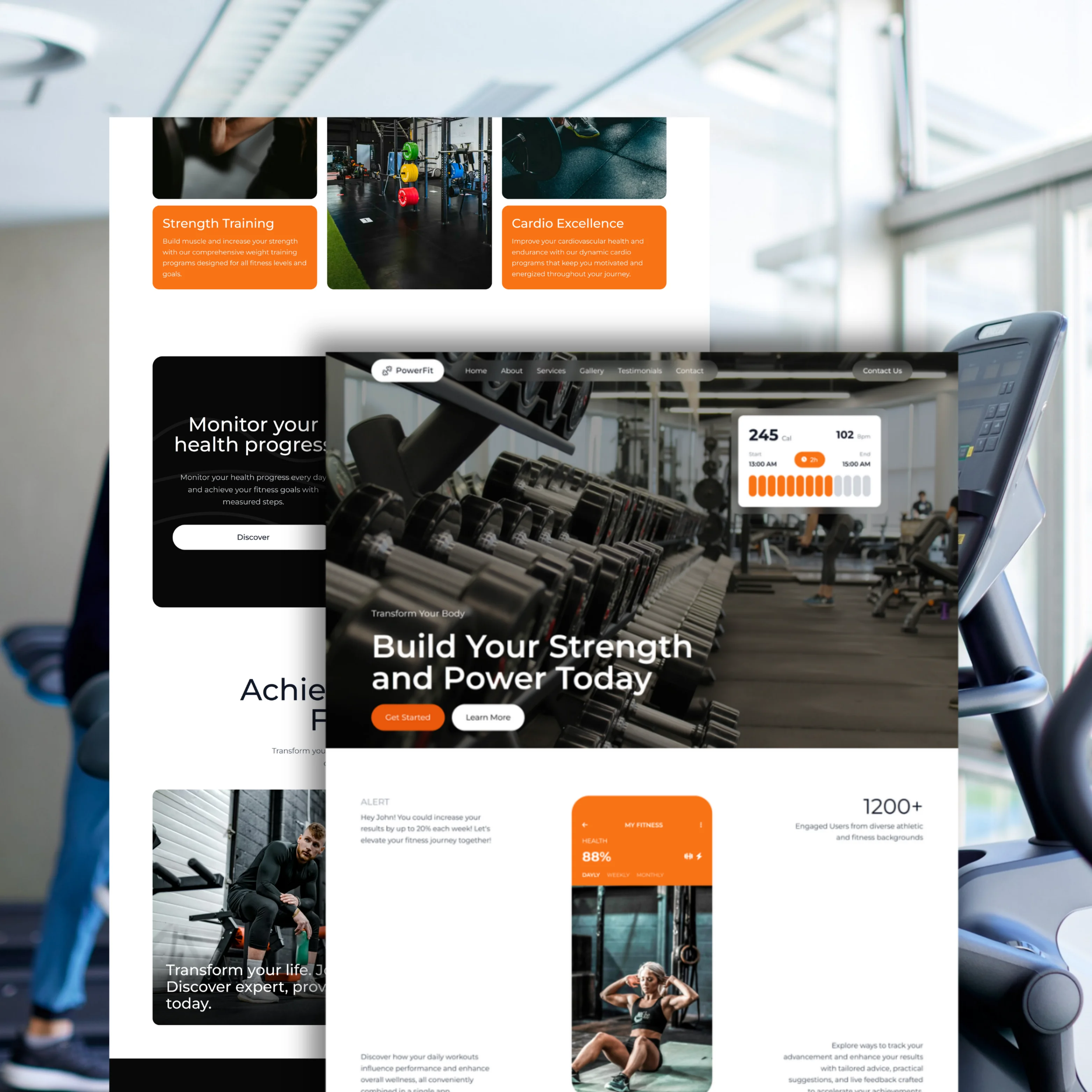 Portfolio website — case study / project detail layout (sample 23)
