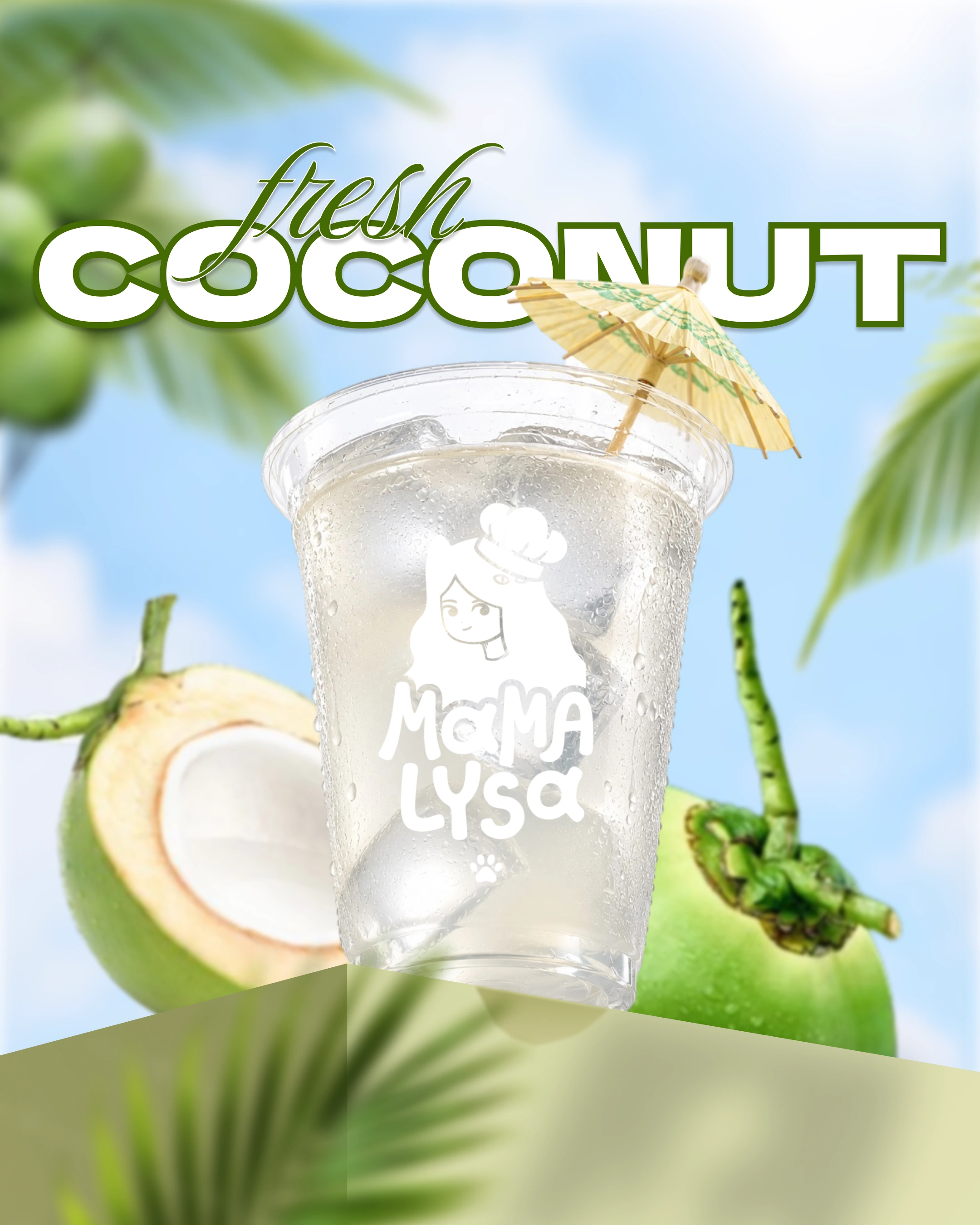 Drink product poster design 01 by Umairx