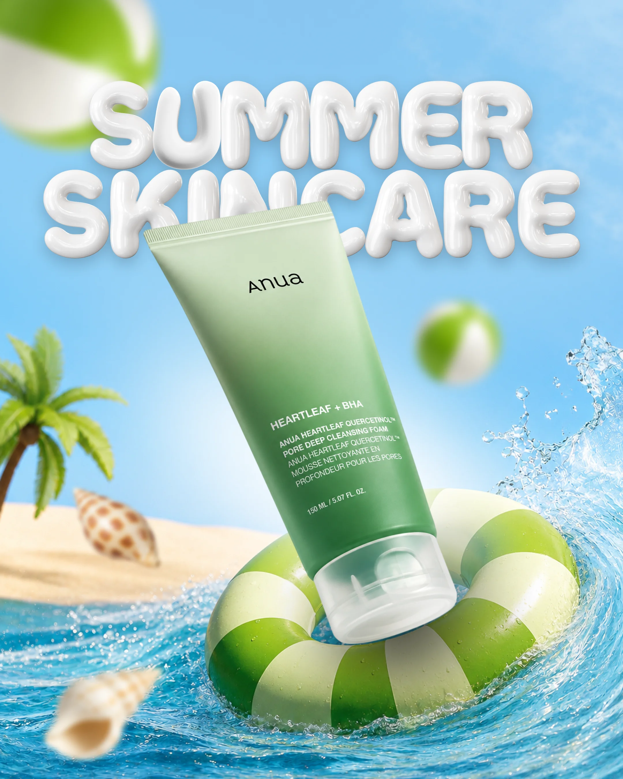 Skincare campaign poster design 01 — product poster by Umairx