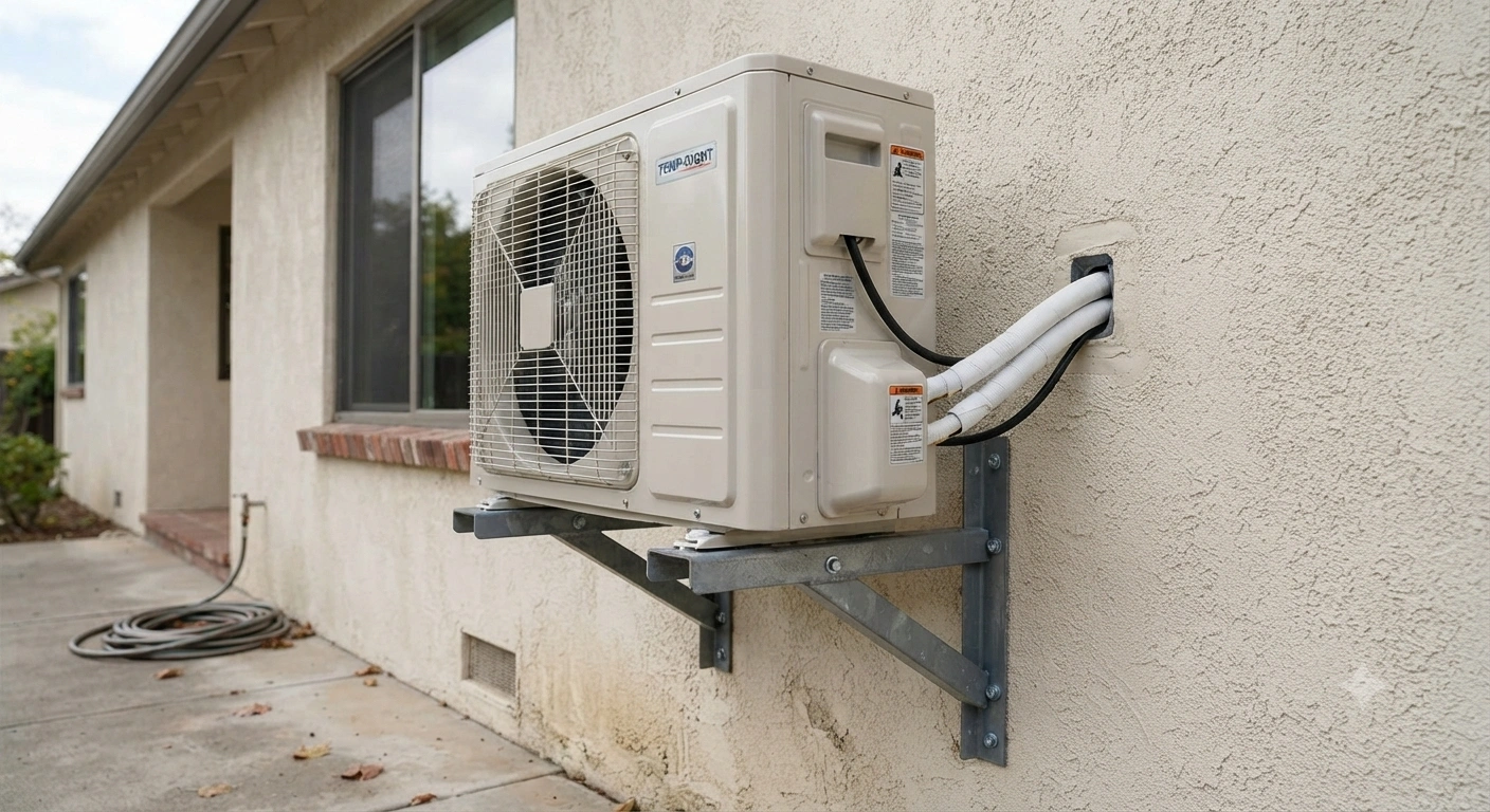 After — upgraded air conditioning