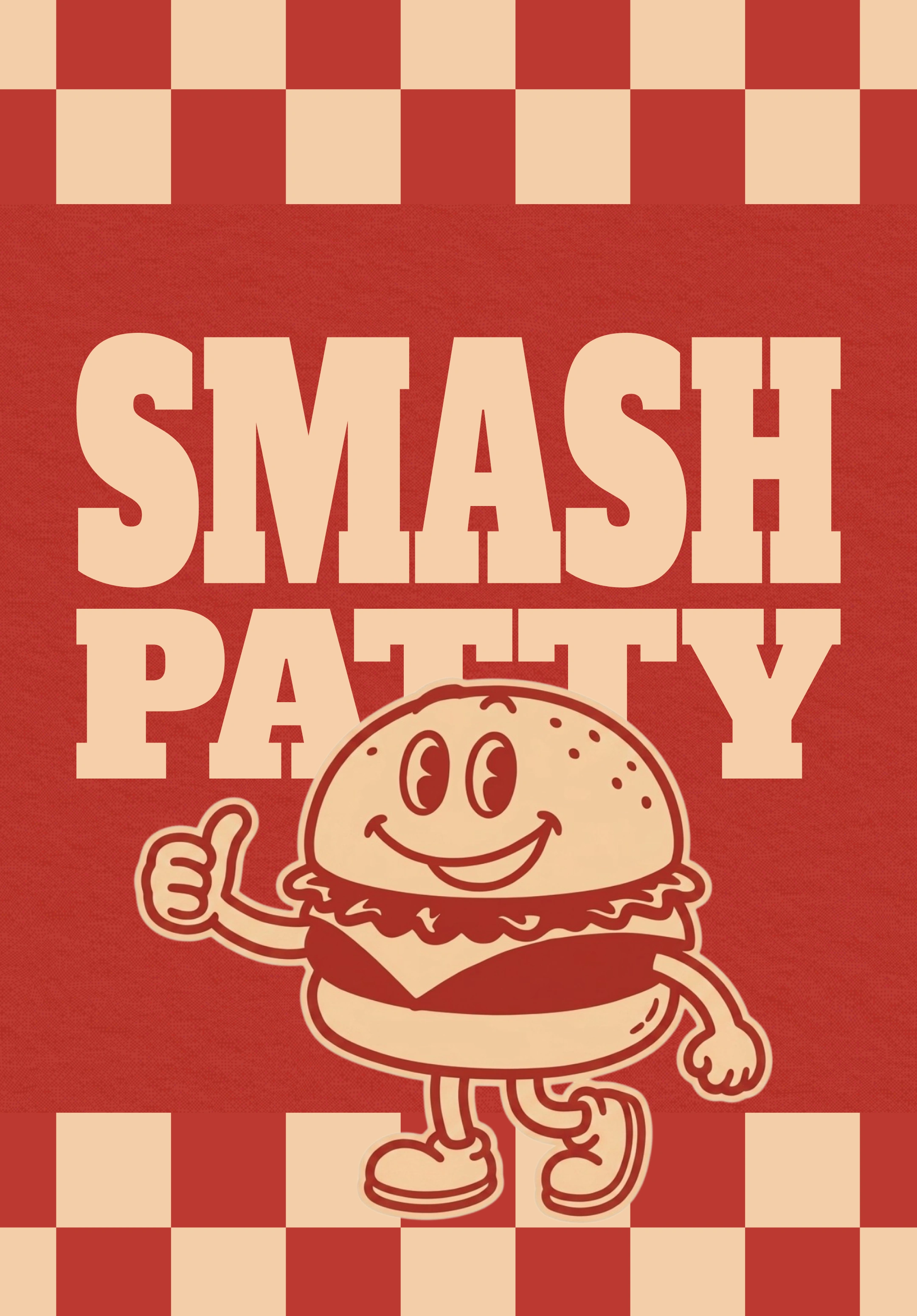 Burger menu poster design 01 by Umairx