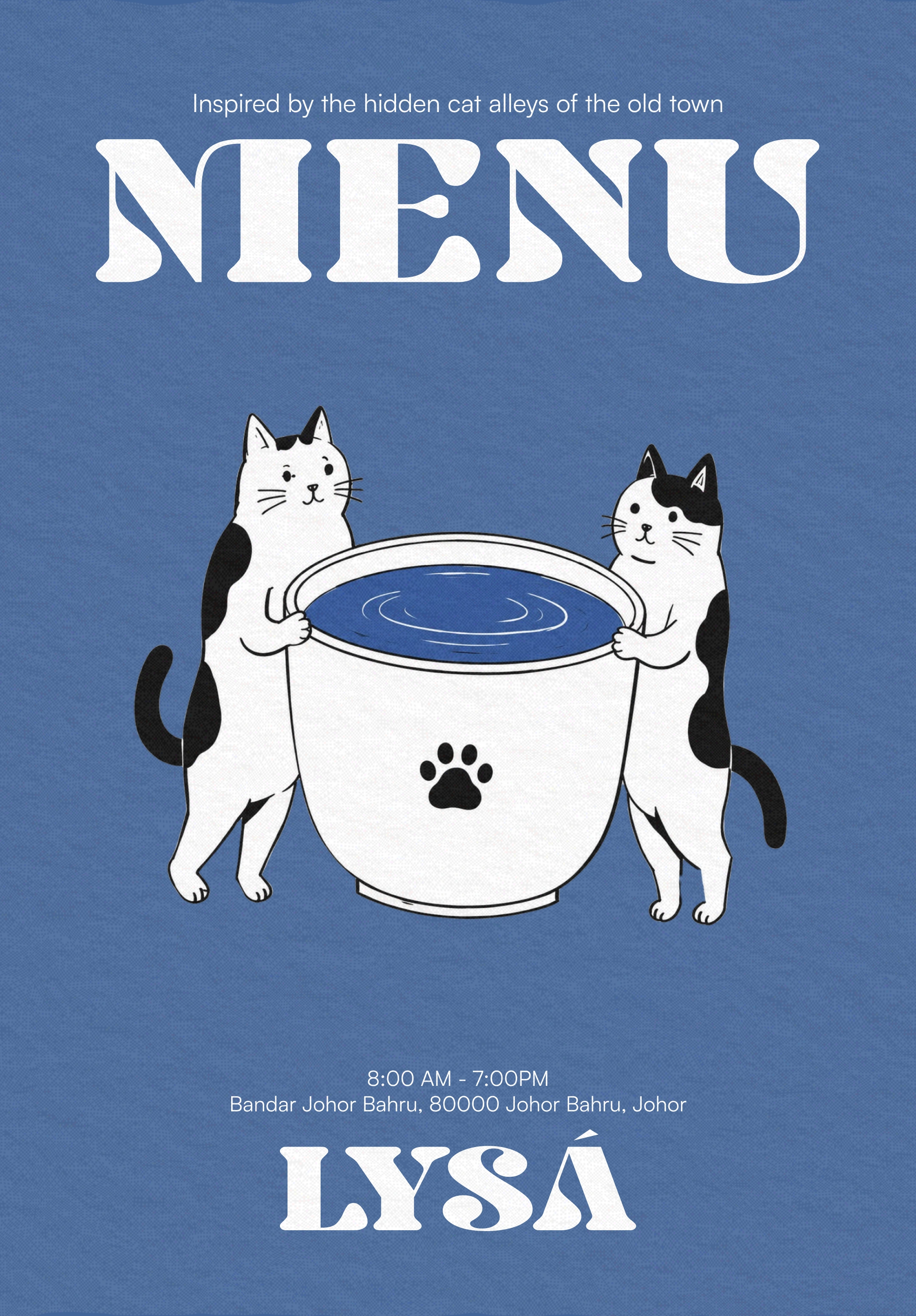 Cafe menu poster design 01 by Umairx