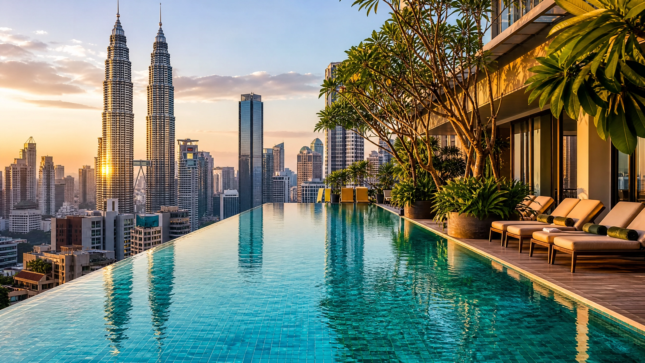 Infinity sky pool